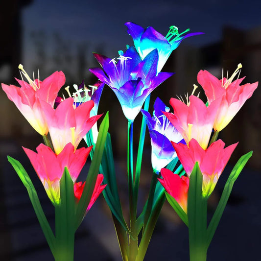 Elegant Eco-Friendly Enchanted Solar Lilies