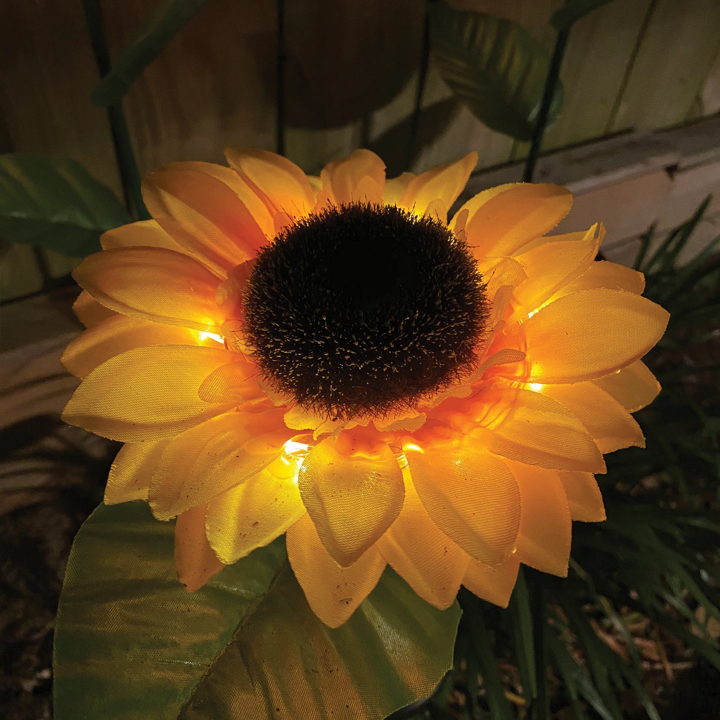 Eco-Friendly Illuminating Solar Sunflowers Set